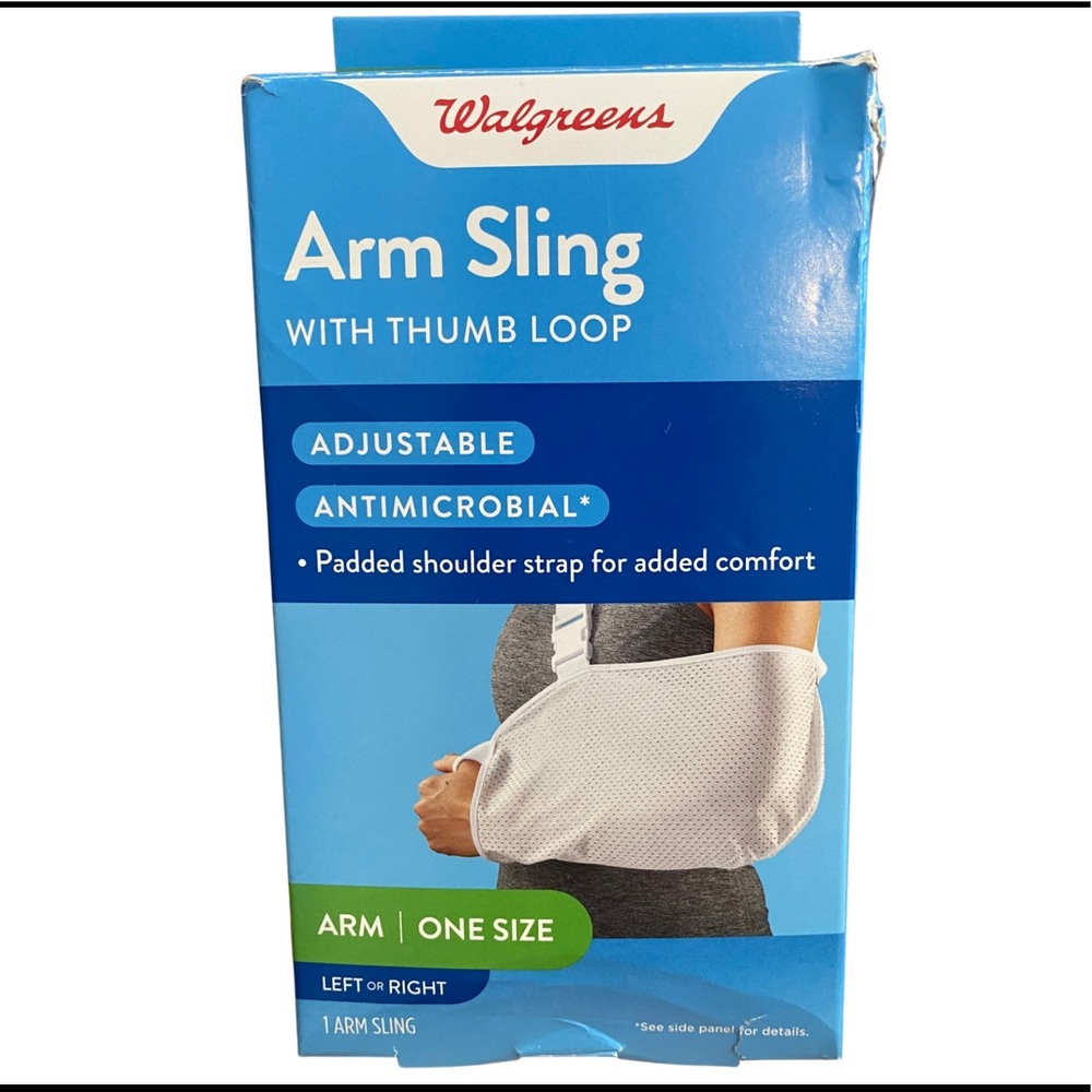 Walgreens Arm Sling w/ Thumb Loop Padded Shoulder
